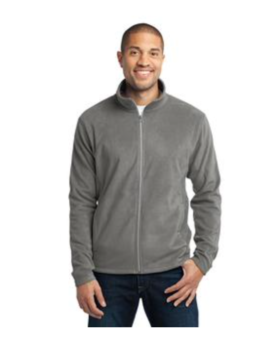 Men's Port Authority Micro-fleece Jacket in Pearl Grey Main Image